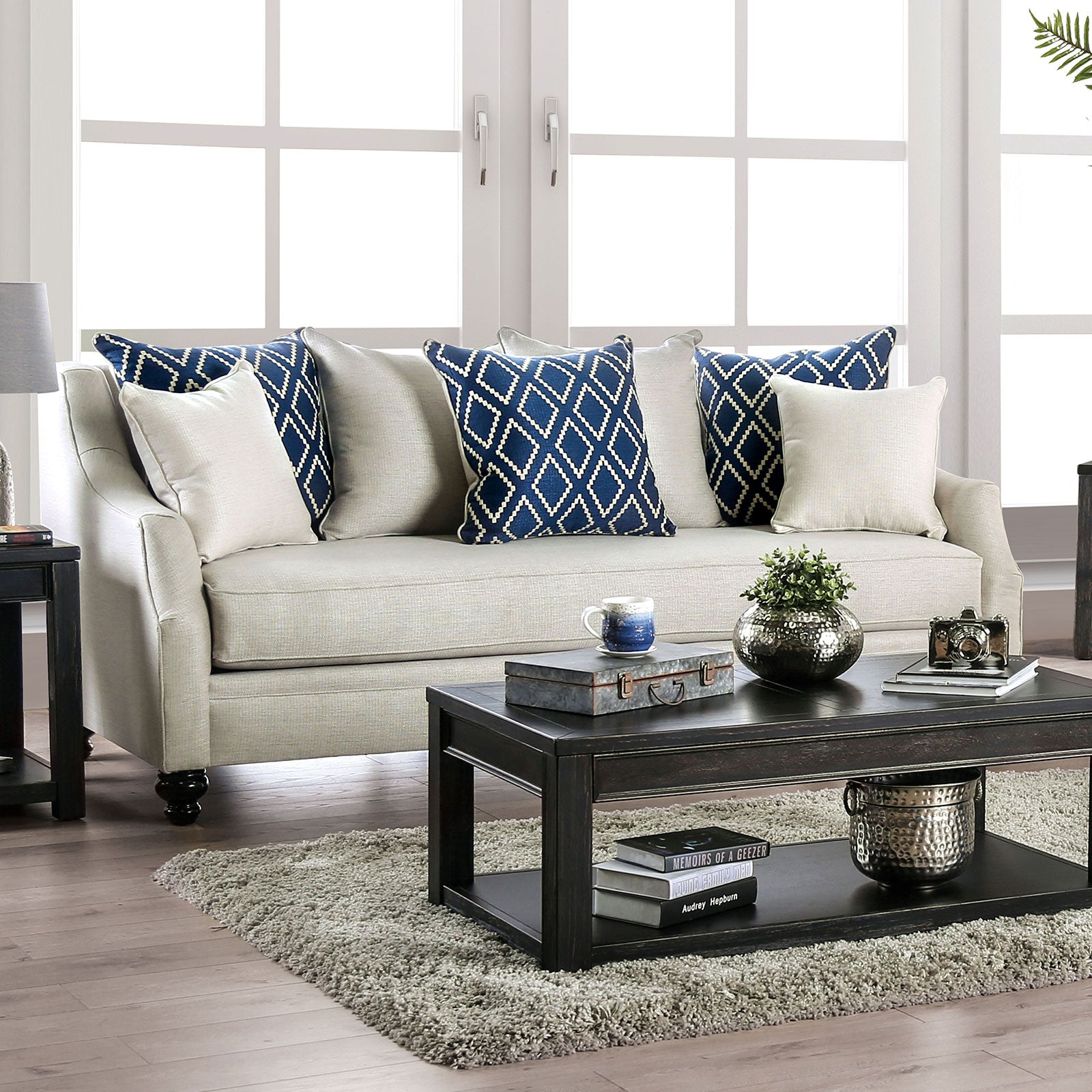 NEFYN - Sofa, Ivory - SM2669-SF