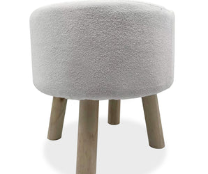 GATES - Footstool (2/CTN), White/Natural - GM-5010-2PK