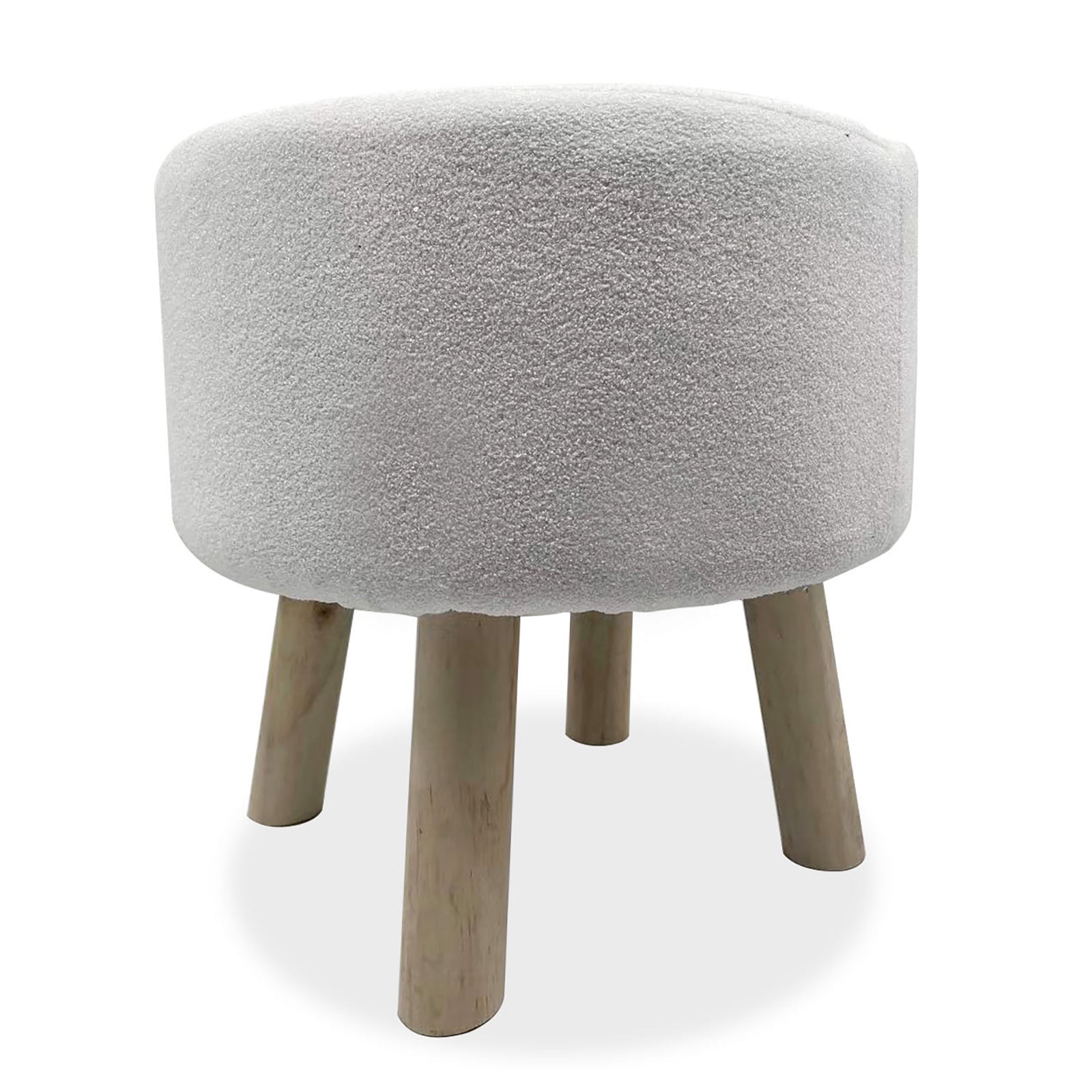 GATES - Footstool (2/CTN), White/Natural - GM-5010-2PK