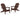 ELK - Adirondrack Chair, Dark Brown - GM-1021DK