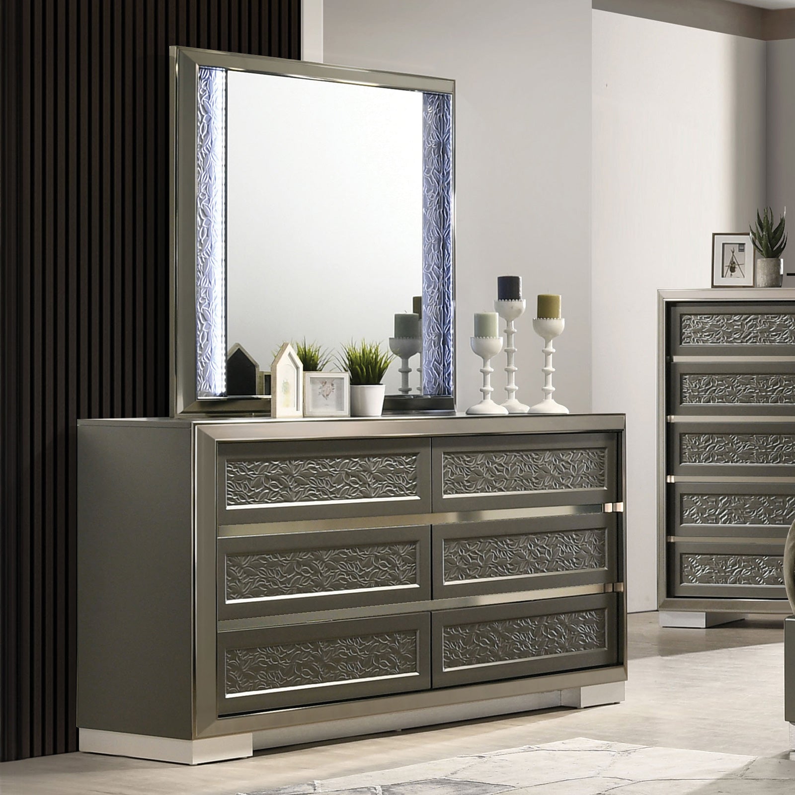 LEYLAND - Dresser, Dark Gray - FM7252DG-D