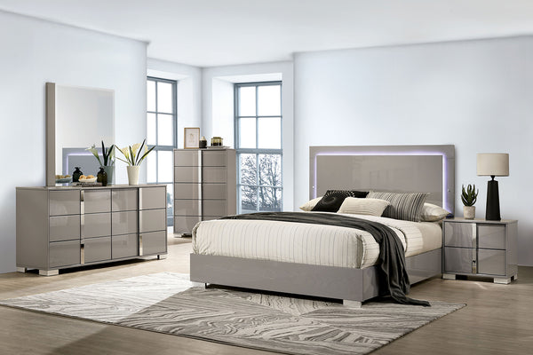 SINISTRA - Queen Bed, Beige - FM7211BG-Q-BED