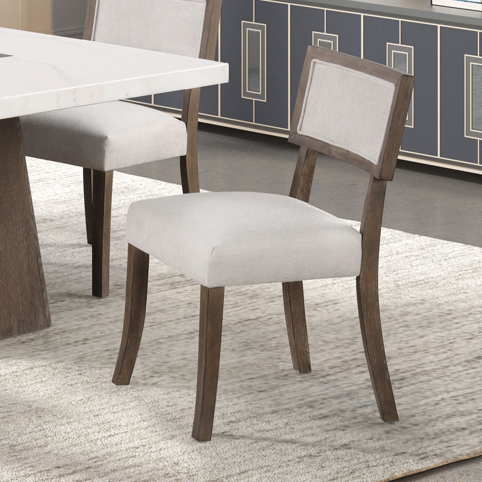 GRASTEN - Side Chair (2/CTN) - FM3332DB-SC-2PK