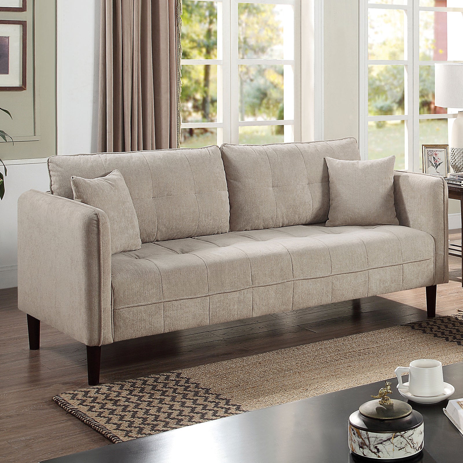 LYNDA - Sofa + Loveseat - CM6736LG-2PC