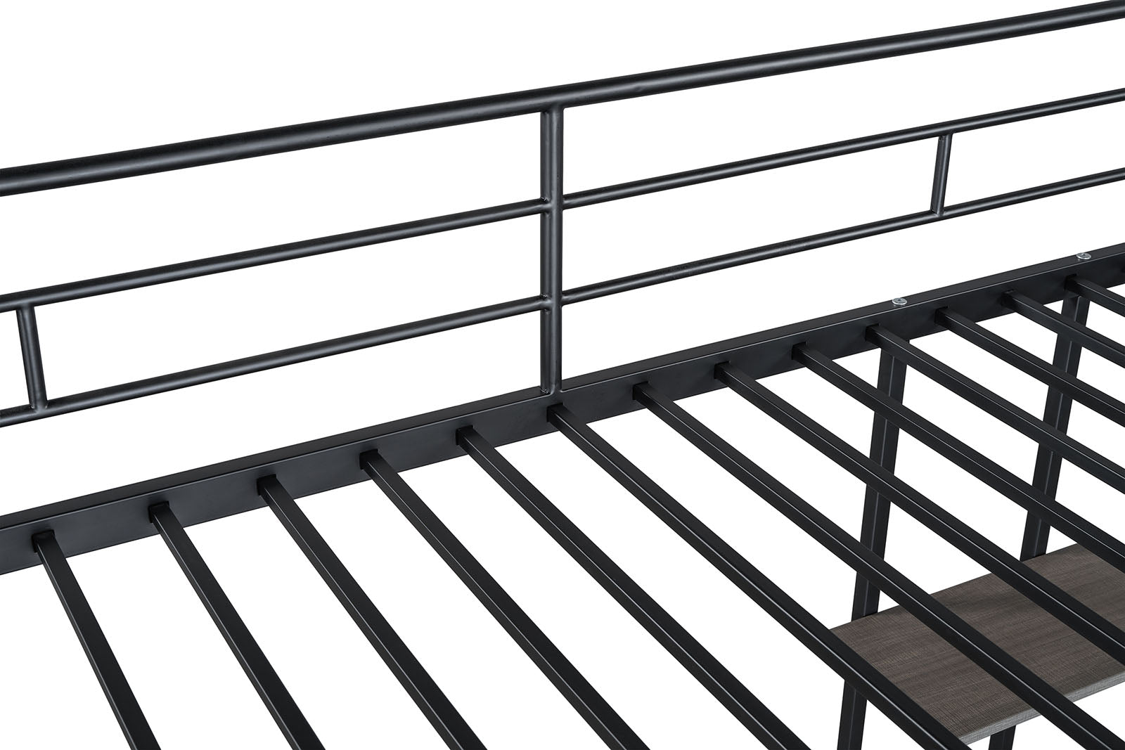 TYMON - Twin Loft Bed (K/D), Black - FM-BK907BK-T