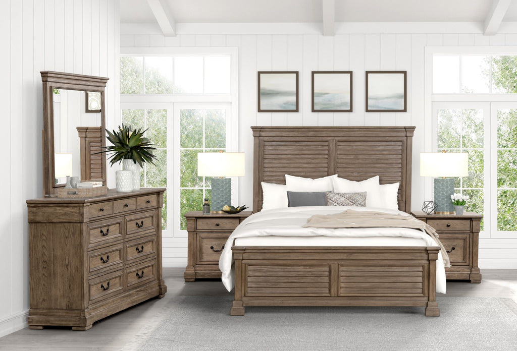 SHERINGHAM - 4 Pc. Queen Bedroom Set - FM7701BR-Q-4PC