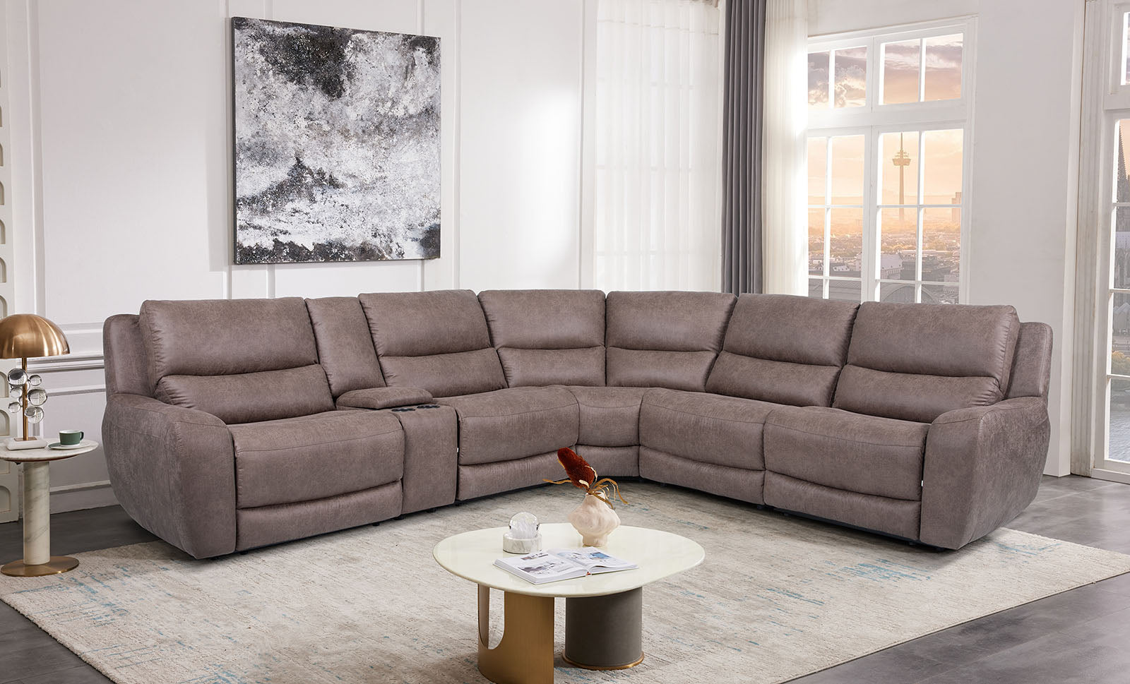 DEMETRIUS - Power Sectional - CM9930BR-SECT-PM
