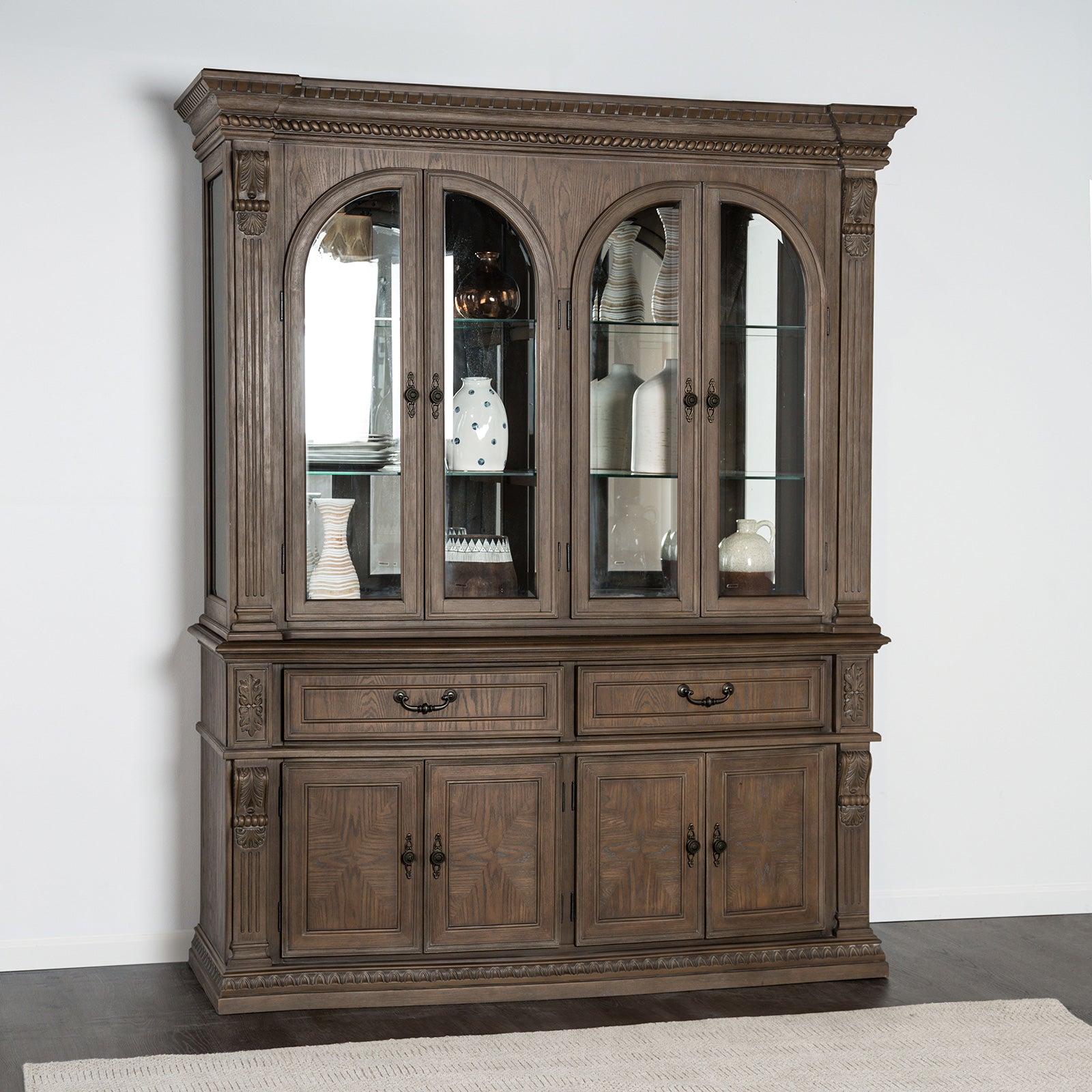 OAKHAM - Hutch & Buffet - FM3418AK-HB-SET