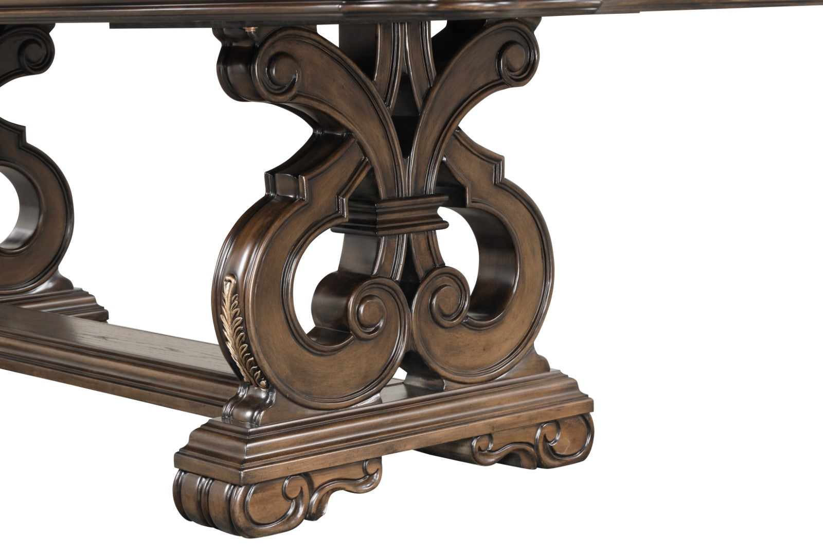 LEOVANNI - 9 Pc. Dining Table Set (2AC+6SC) - FM31003DB-T-9PC
