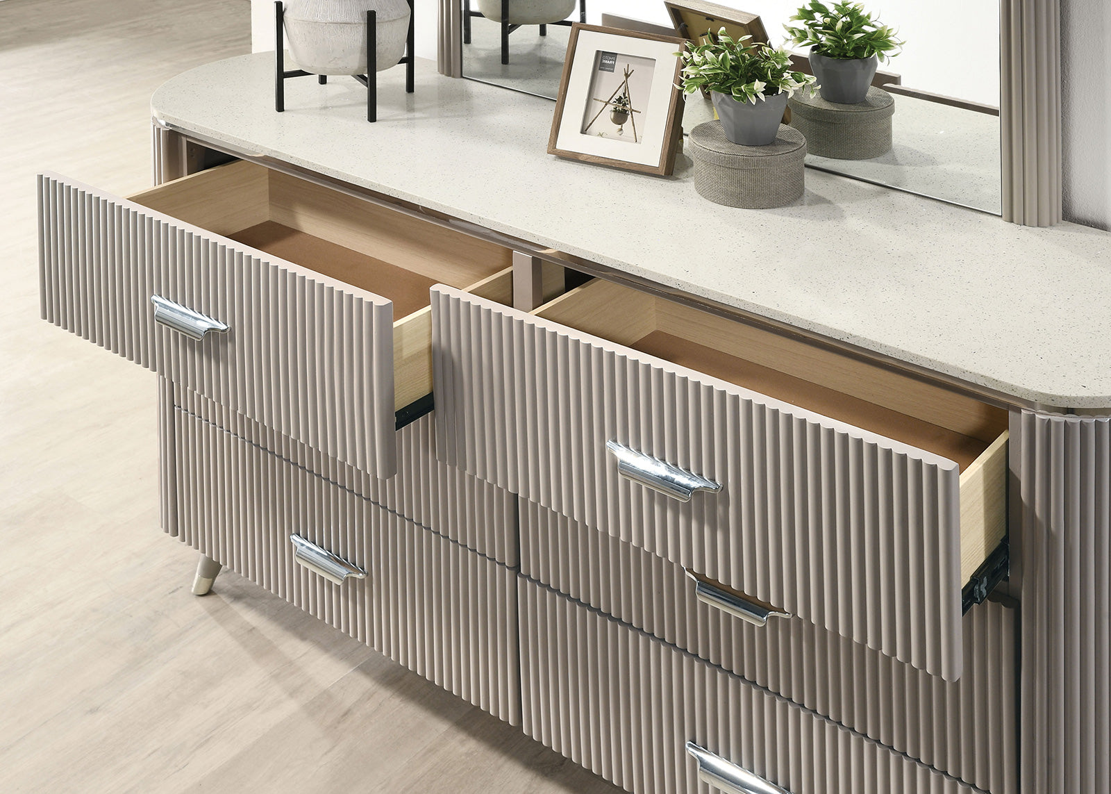 ALDRIDGE - Dresser, Light Gray - FM7243GY-D