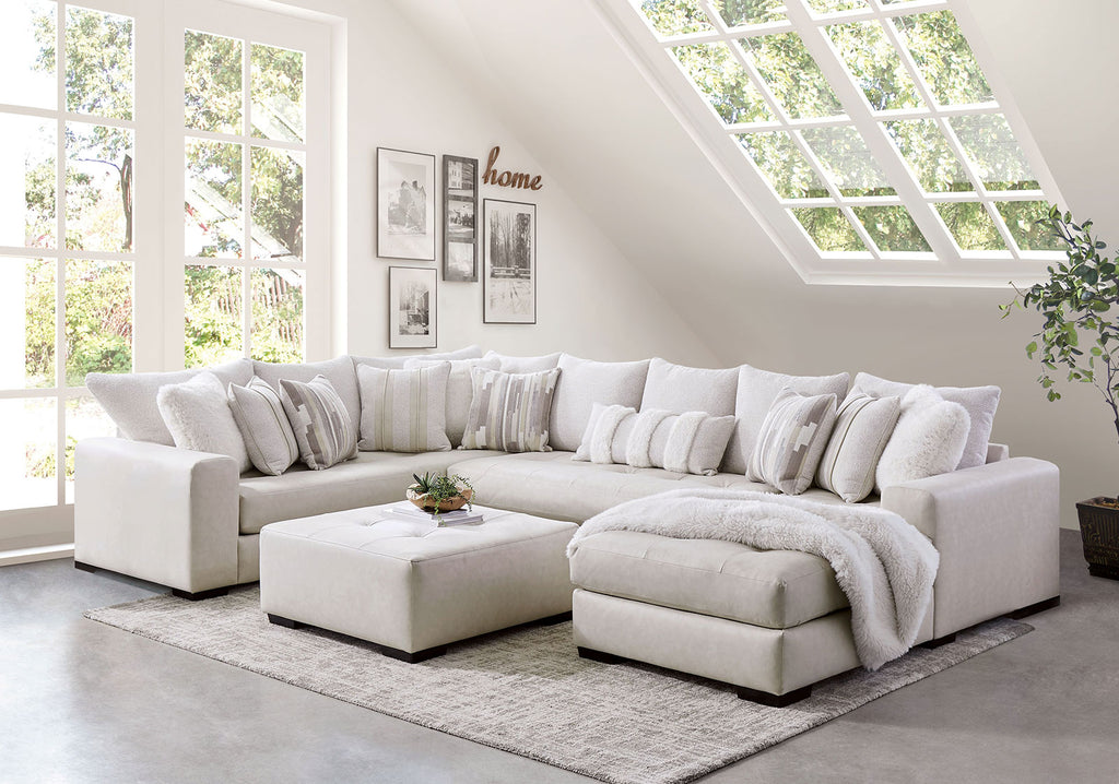 WARRENTON - Ottoman, Ivory - SM5170-OT