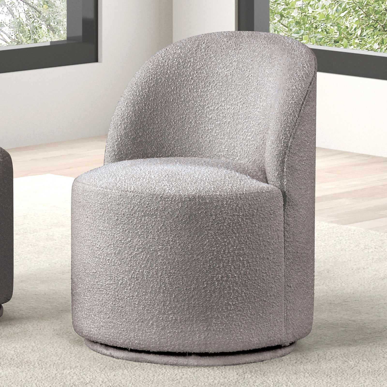 BROAGER - Dining Swivel Chair - FM3001LG-SC