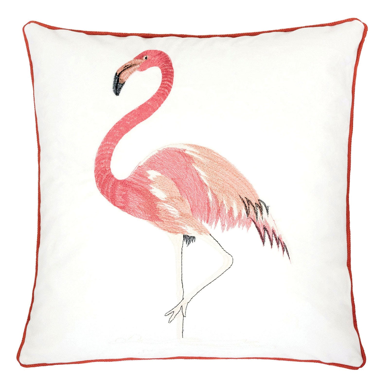 LINA - 20" X 20" Pillow, Single Flamingo (2/CTN) - PL8045-2PK
