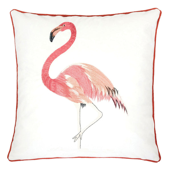 LINA - 20" X 20" Pillow, Single Flamingo (2/CTN) - PL8045-2PK