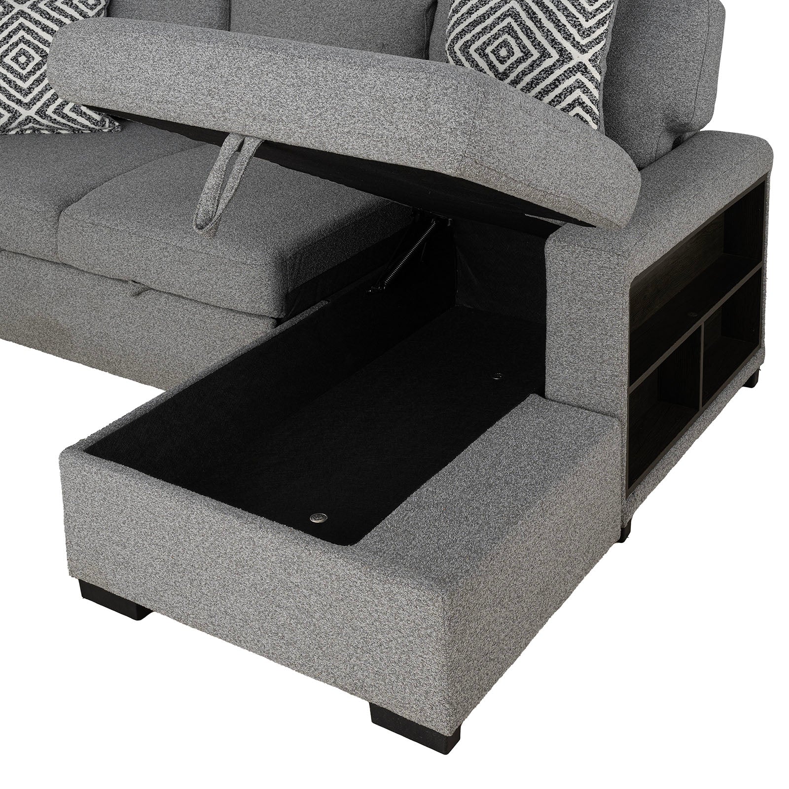 CHATHAM - Right-Chaise Sectional - FM64005GY-SECT-R