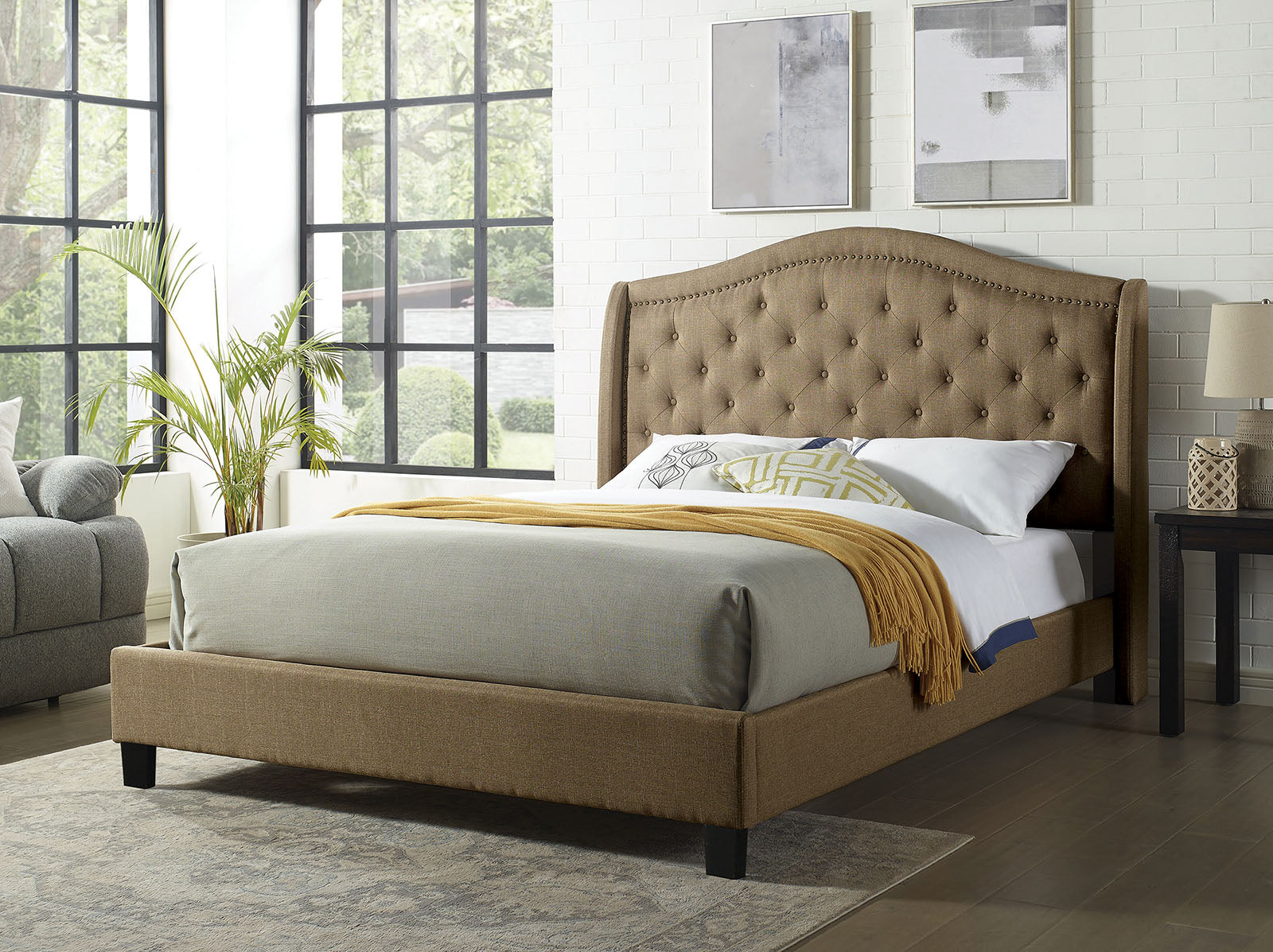 CARLY - Queen Bed, Carly - FM7160BR-Q-BED