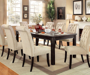 SANIA - 7 Pc. Dining Table Set - CM3324BKT84-3564-7PC