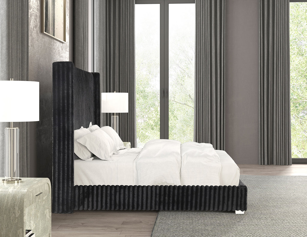 CADWELL - Queen Bed, Black - FM7120BK-Q