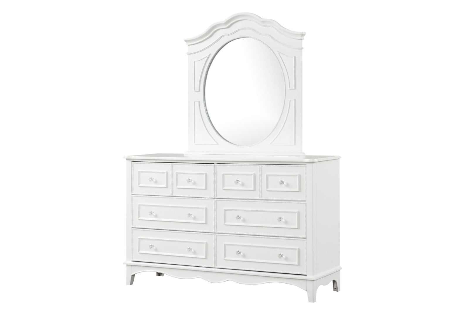 NAUCALPAN - Dresser w/ Bottom Drawer Cedar, White - FM7456WH-D