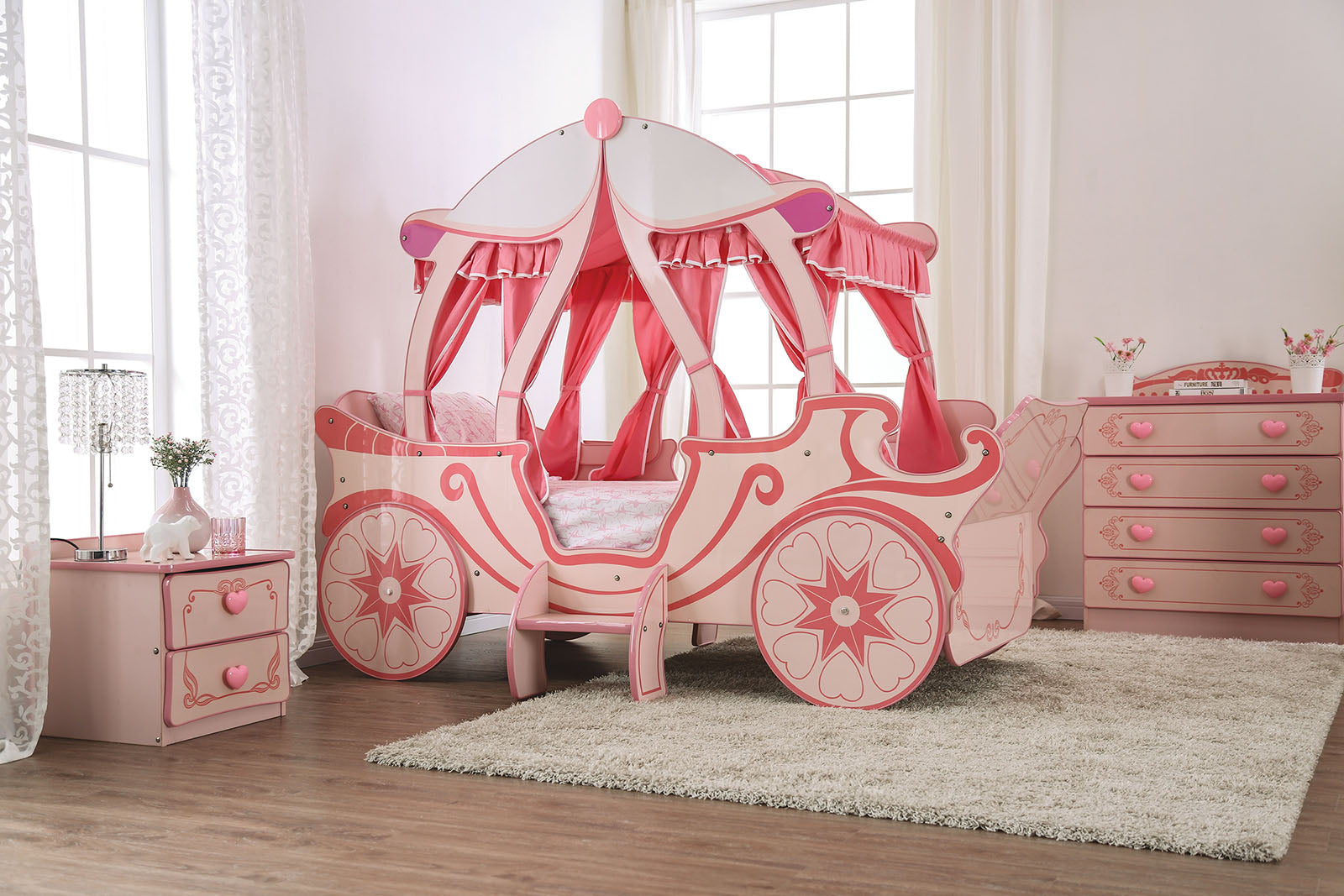 PUMPKIN CARRIAGE BED - Twin Bed - CM7630-BED