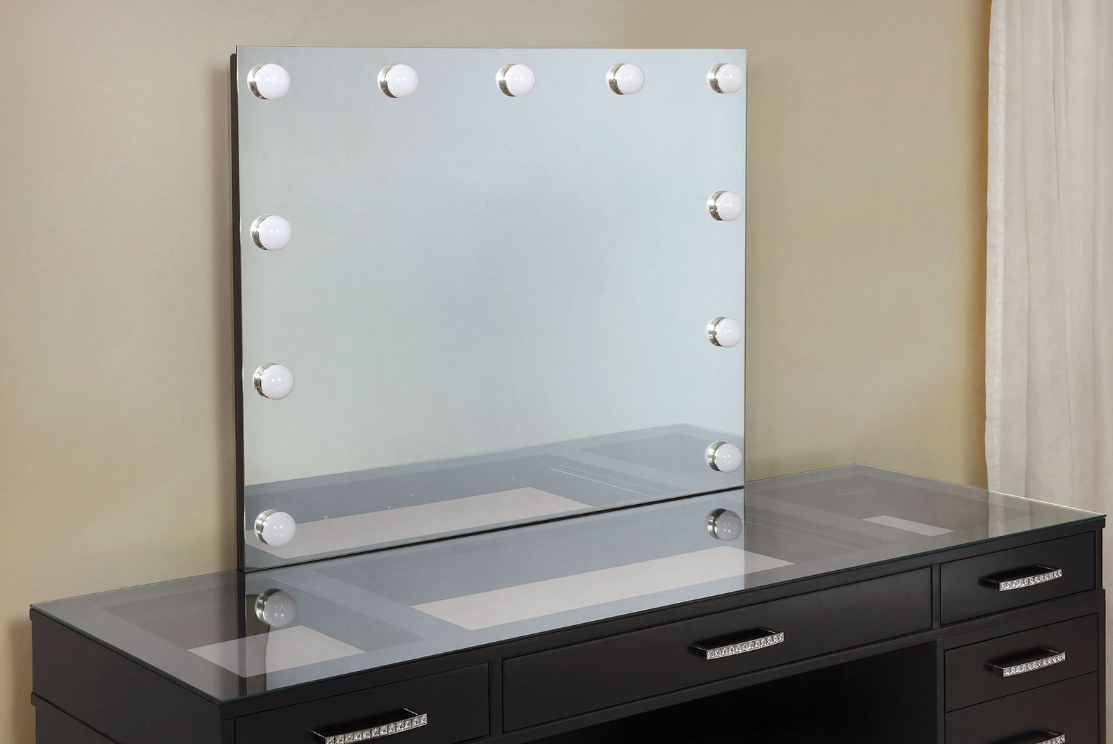VALENTINA - Vanity Set, Gray - FOA-DK5682DG-PK