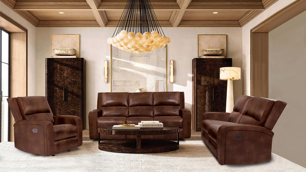 SOTERIOS - Power Sofa + Loveseat - CM9924MB-PM-2PC