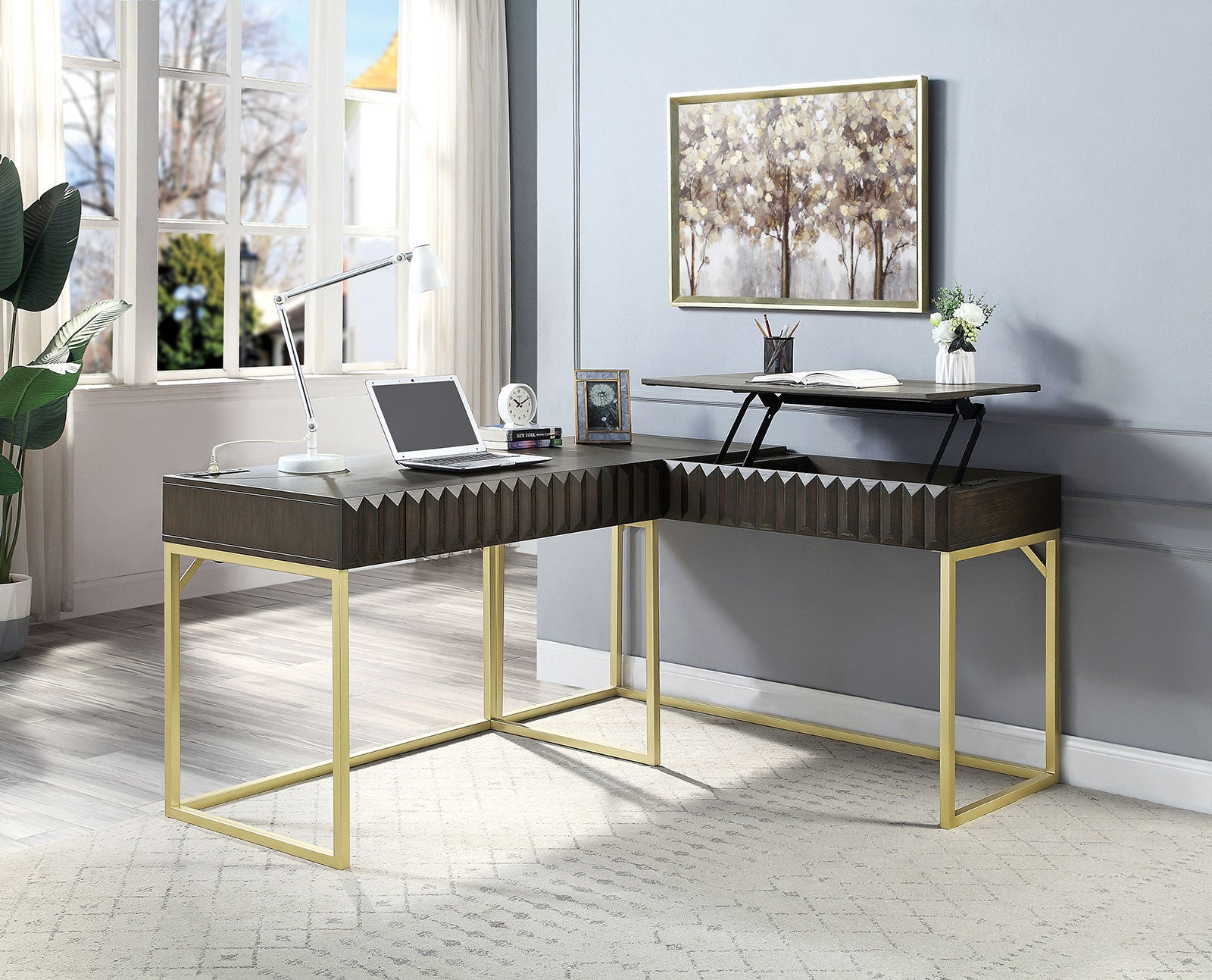 FREIBURG - Corner Desk - CM-DK406WN-PK