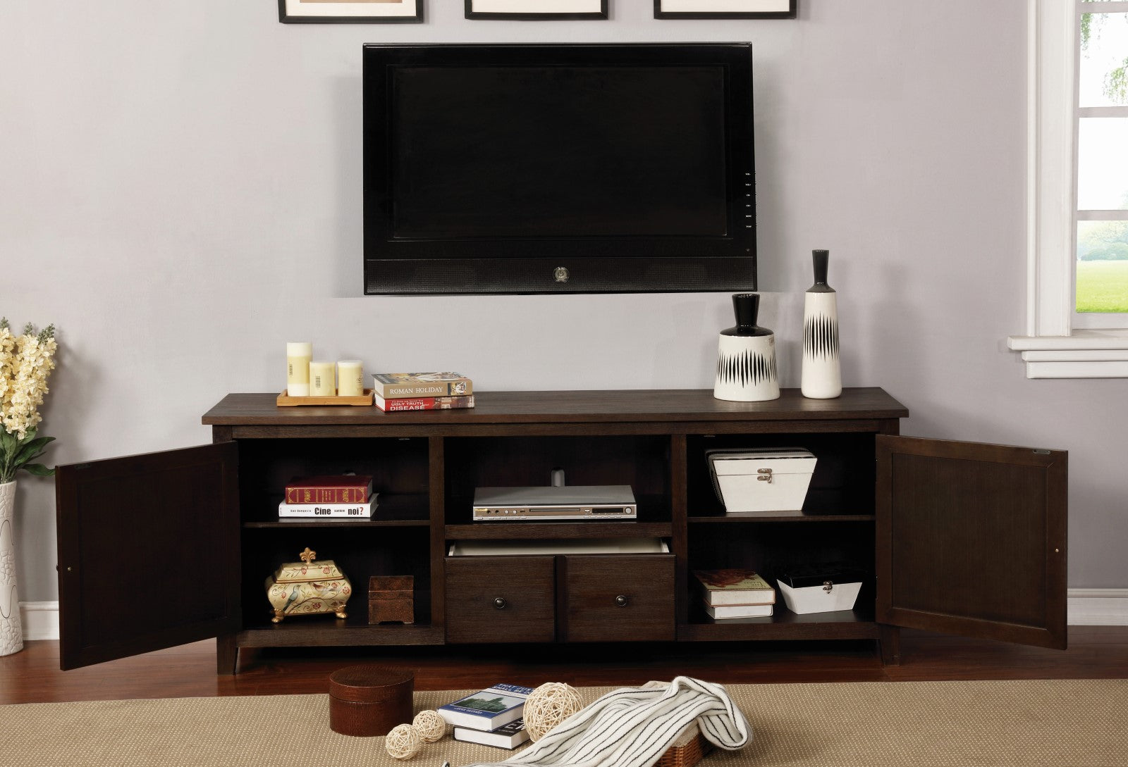PRESHO - 72" TV Stand - CM5902DA-TV-72