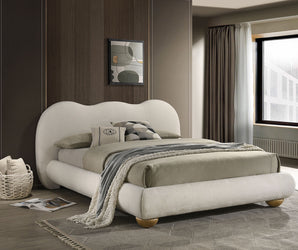 FINAMORE - E.King Bed - FM72005WH-EK-BED