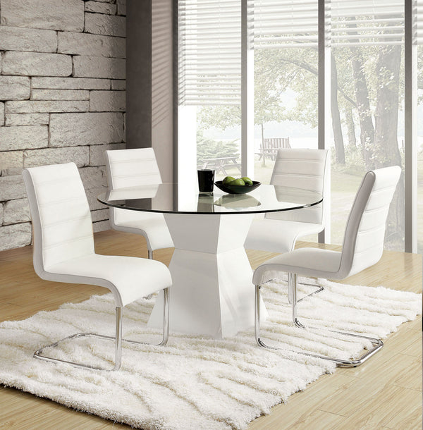 MAUNA - Round Dining Table - CM8371WH-T-TABLE