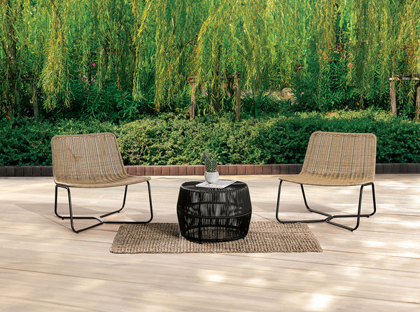 SARABI - 3 Pc. Conversation Set - FM80003BK-T-3PC