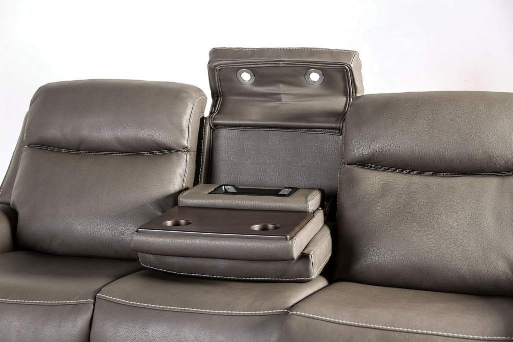 ARTEMIA - Power Sofa + Loveseat - CM9922GY-PM-2PC