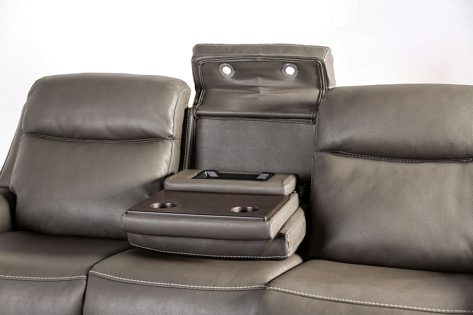ARTEMIA - Power Sofa + Loveseat - CM9922GY-PM-2PC