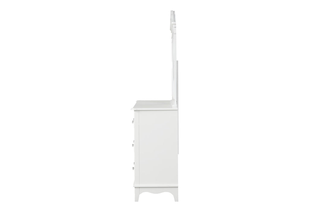 NAUCALPAN - Dresser w/ Bottom Drawer Cedar, White - FM7456WH-D