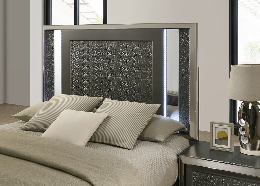 LEYLAND - 4 Pc. Queen Bedroom Set - FM7252DG-Q-4PC