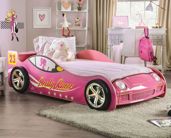 PRETTY GIRL CAR BED - Twin Bed - CM7642-BED