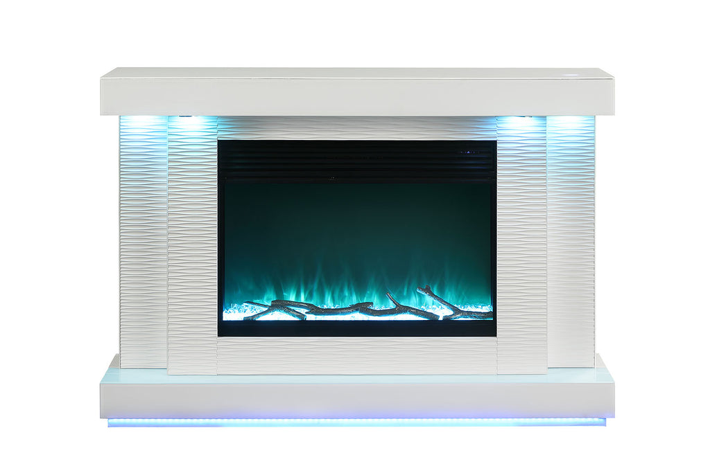 DORRIT - 55" Electric Fireplace - FM-AC8012WH-TV