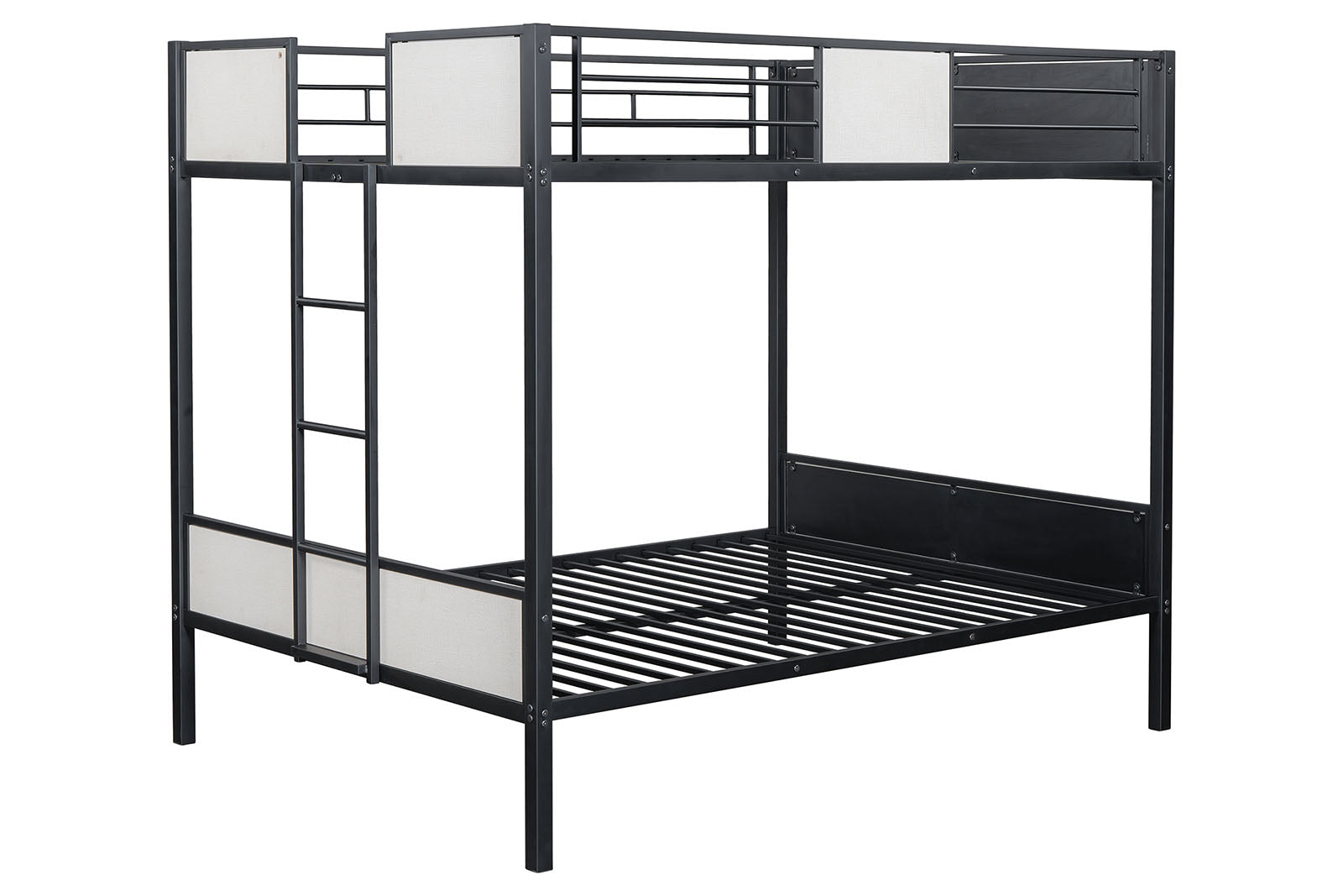 MOLTON - Full/Full Metal Bunk Bed (K/D), Black - FM-BK902BK-FF