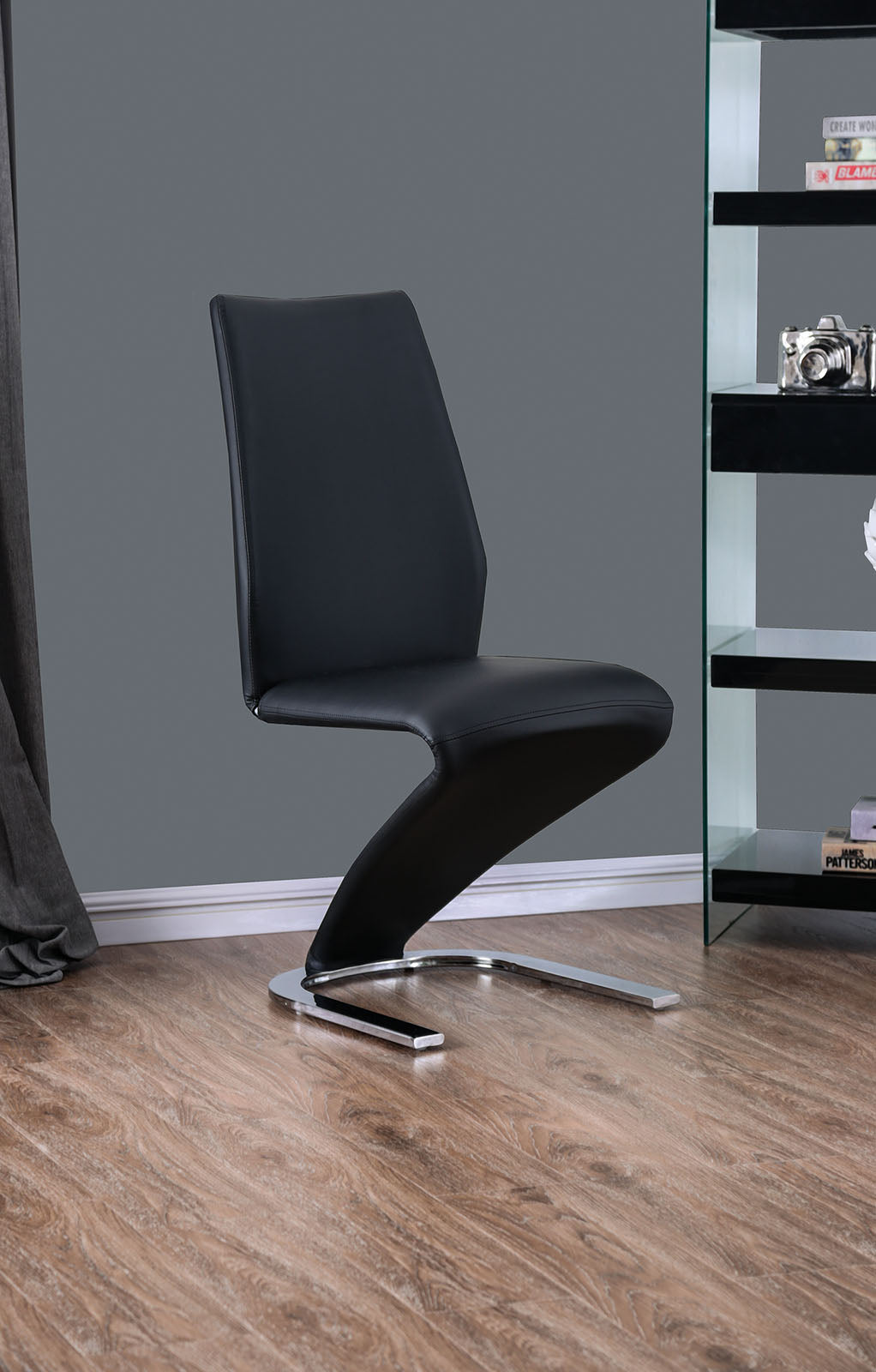 MIDVALE - Side Chair - CM3650BK-SC-2PK
