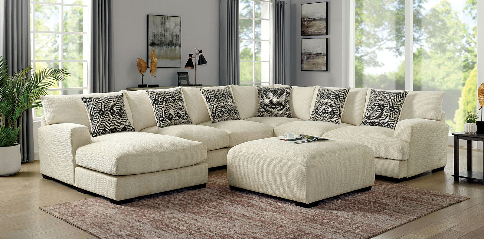 KAYLEE - Ottoman - CM6587BG-OT