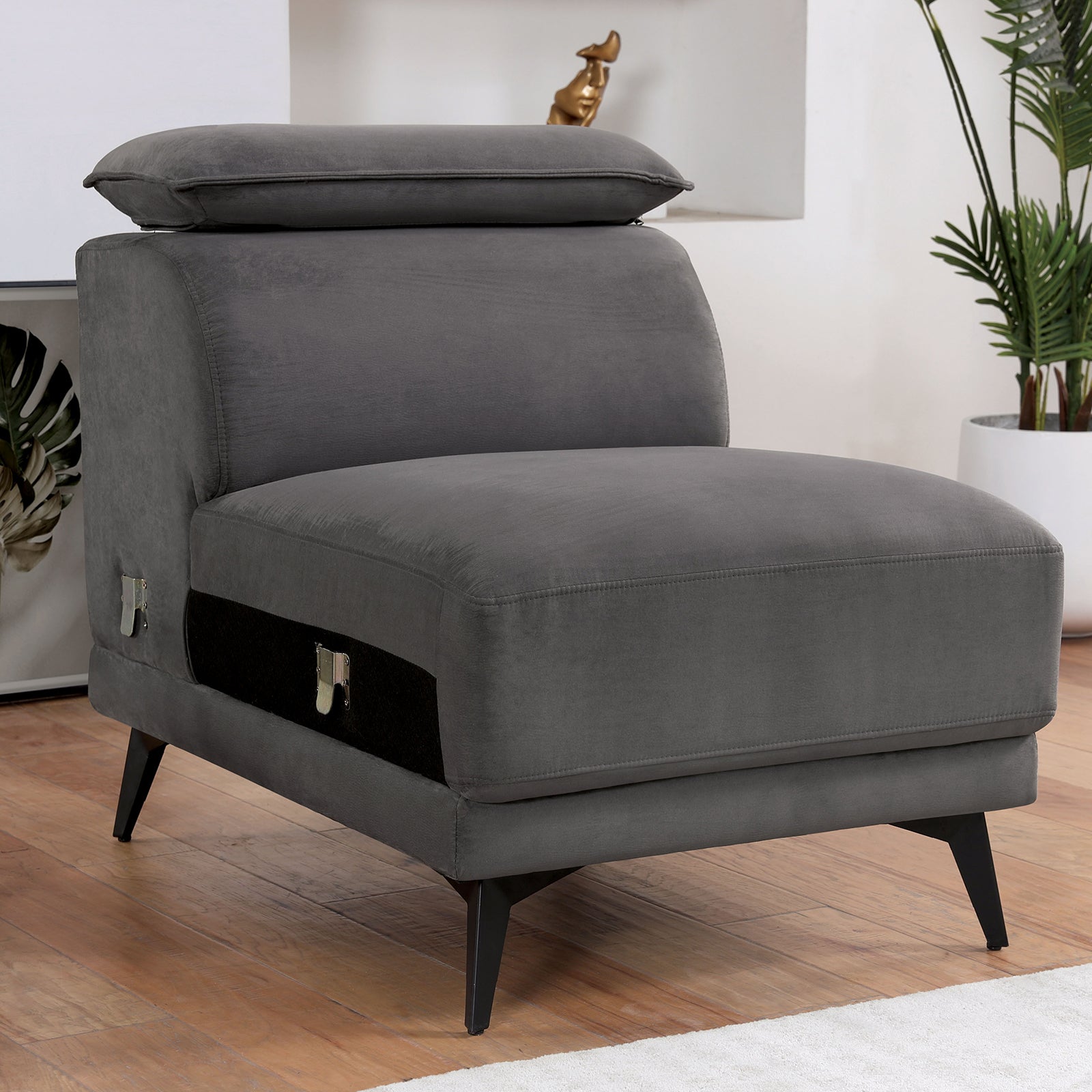 NAPANEE - Armless Chair - CM6254GY-AC