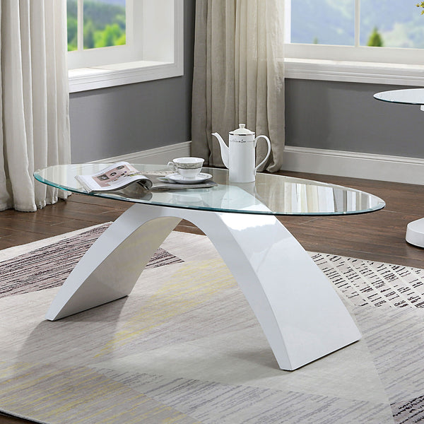 NAHARA - Coffee Table, White - FOA4042WH-C-TABLE