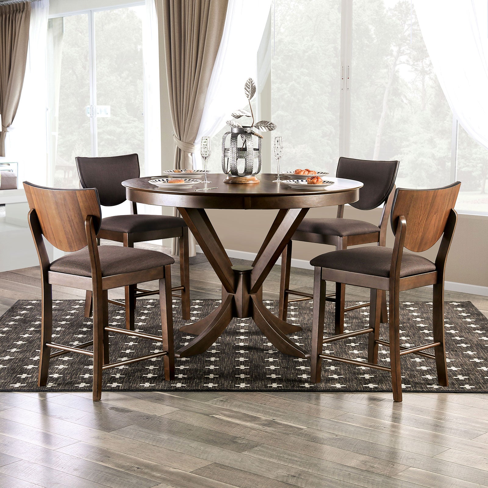 MARINA II - Counter Ht. Chair(2/CTN) - FOA3787PC-2PK