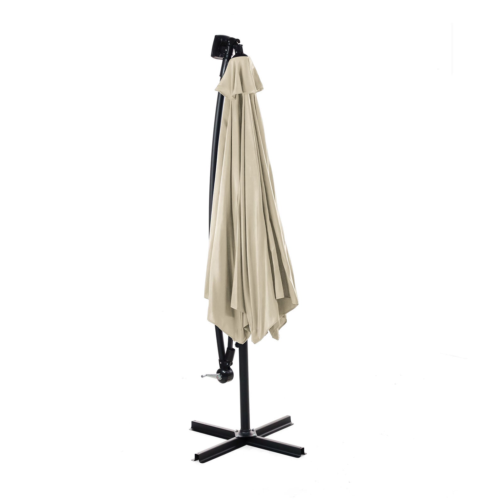 GLAM - Cantilever Umbrella w/ LED, Canvas Stone - GM-3003CS