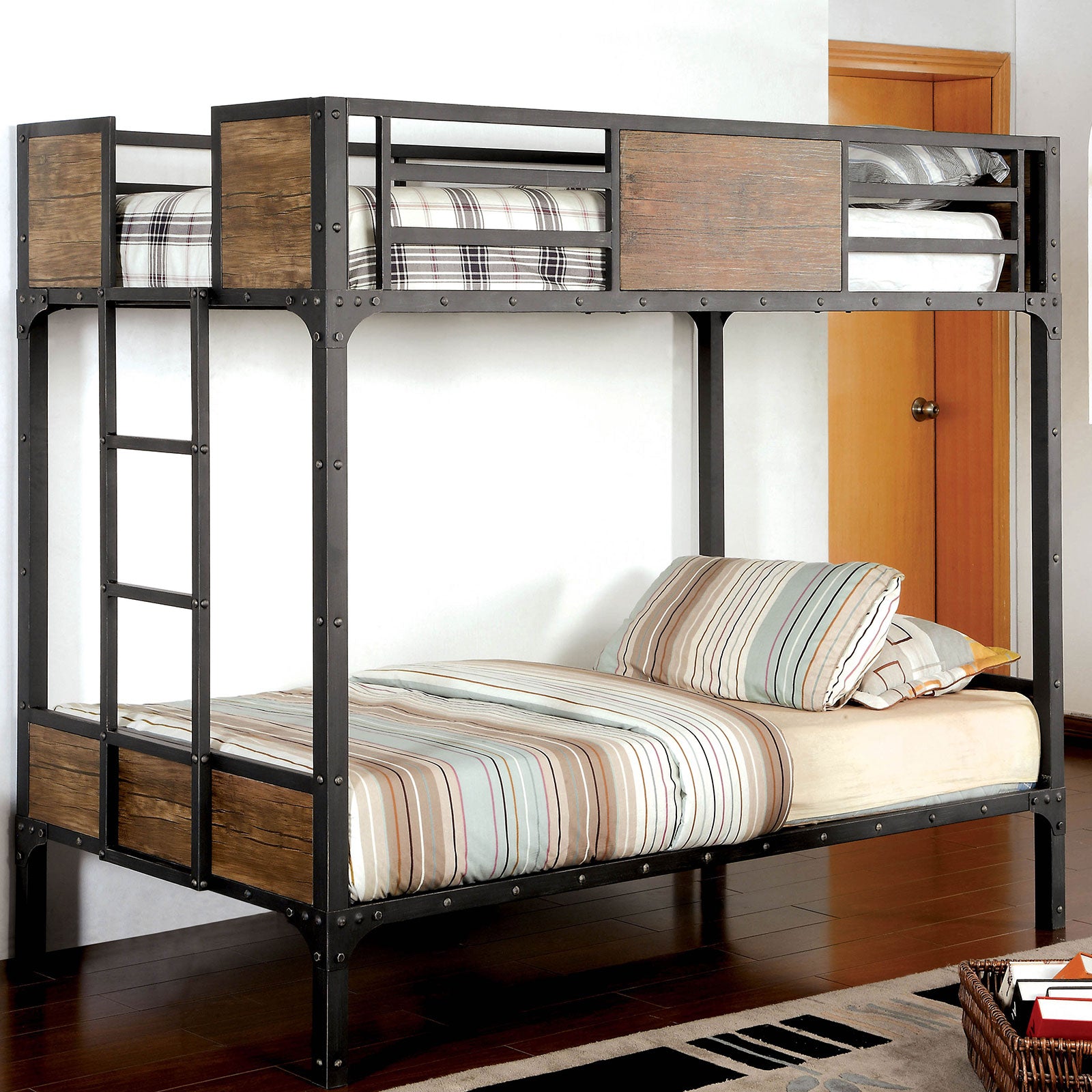 CLAPTON - Twin/Twin Bunk Bed - CM-BK029TT