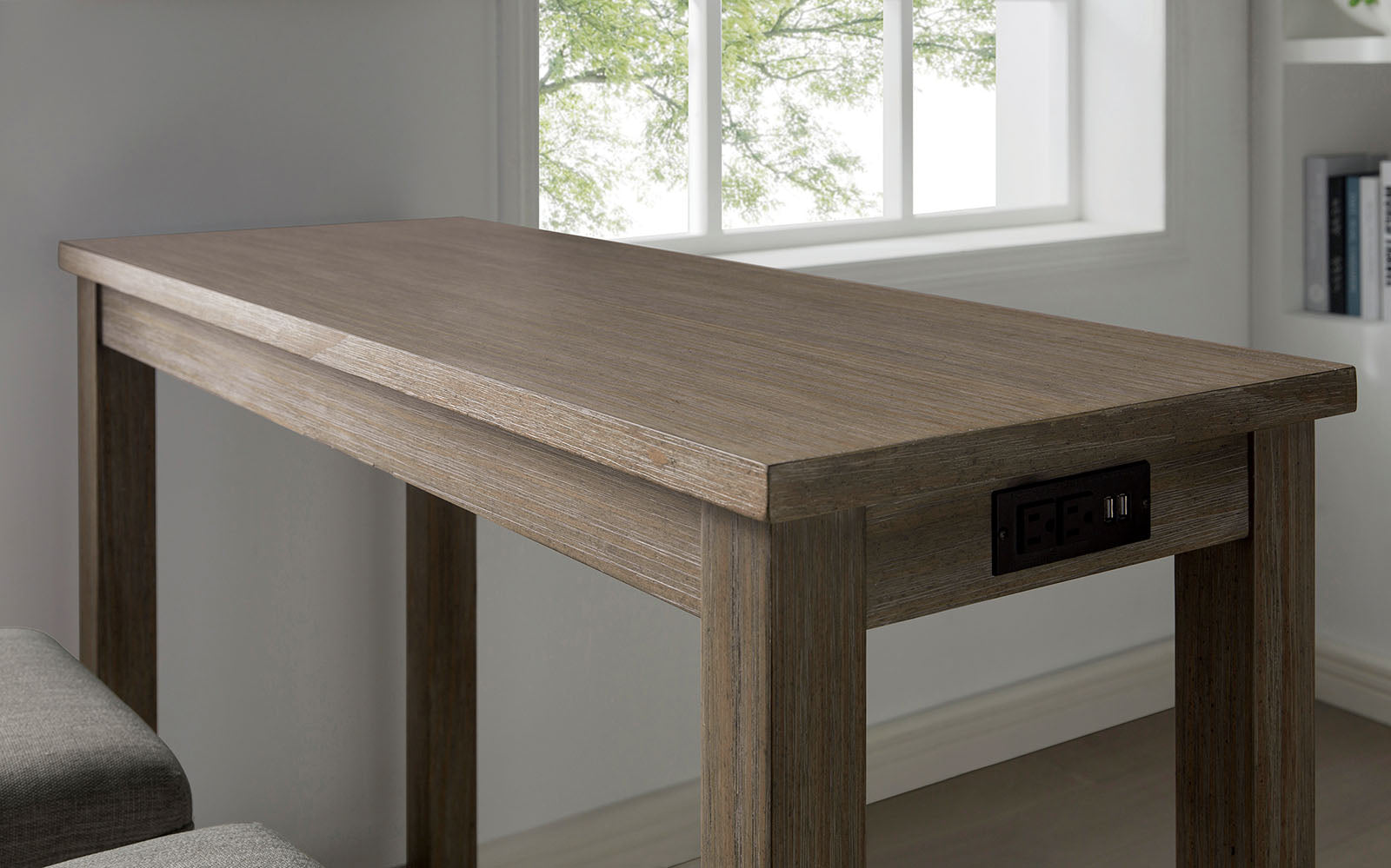 CAERLEON - 3 Pc. Counter Ht. Table Set - CM3474GY-PT-3PK