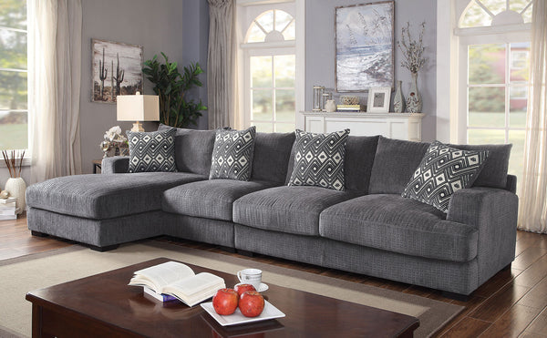 KAYLEE - Large L-Shaped Sectional - CM6587-SECT-LL-R
