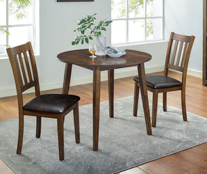 BLACKWOOD - 3 Pc. Round Dining Table Set - CM3771RT-3PK