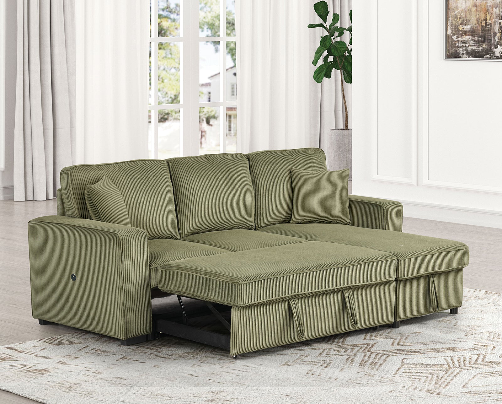 YVES - Sectional - FM6964GR-SECT