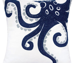 MAURA - 20" X 20" Pillow, Octopus (2/CTN) - PL8080-2PK